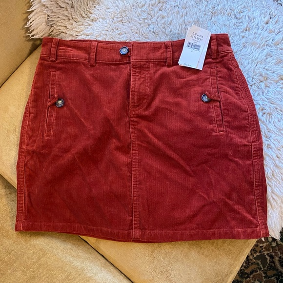 Banana Republic Corduroy Mini Skirt - Picture 1 of 4